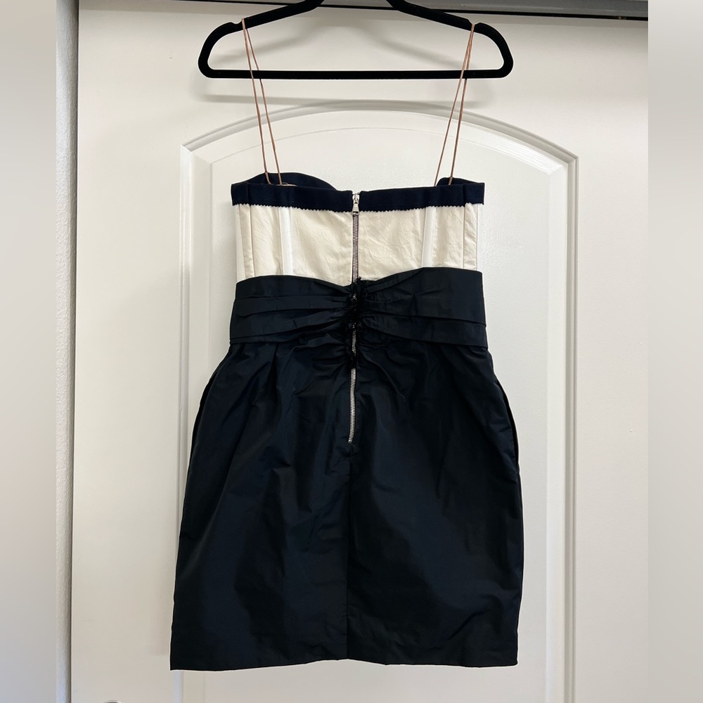 Carven Structured Taffeta Bustier Dress - Picture 7 of 17